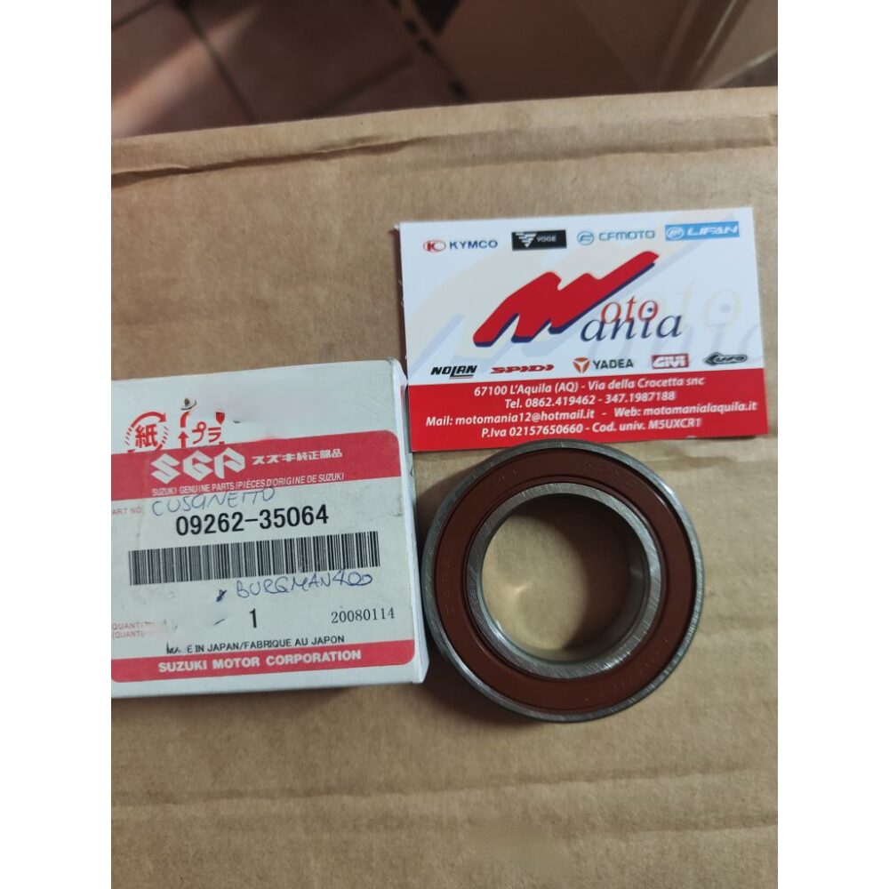 CUSCINETTO 35x62x14 SUZUKI BURGMAN 09262-35064