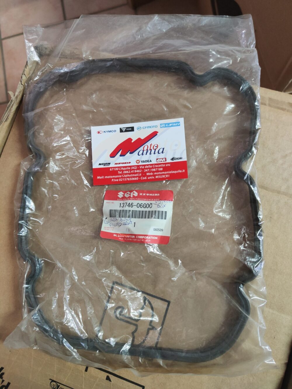 GUARNIZIONE FILTRO ARIA SUZUKI V-STROM 13746-06G00