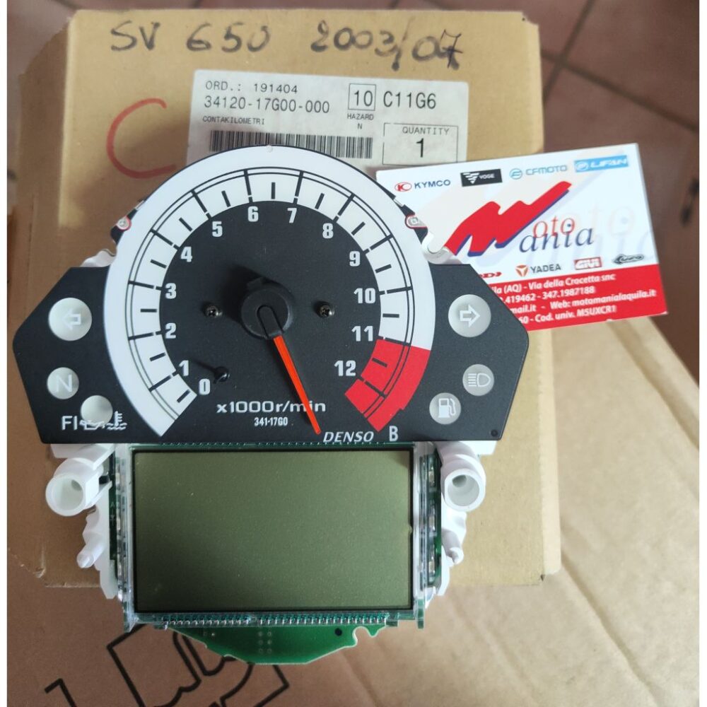 SUZUKI CONTACHILOMETRI SV 650 34120-17G00-000