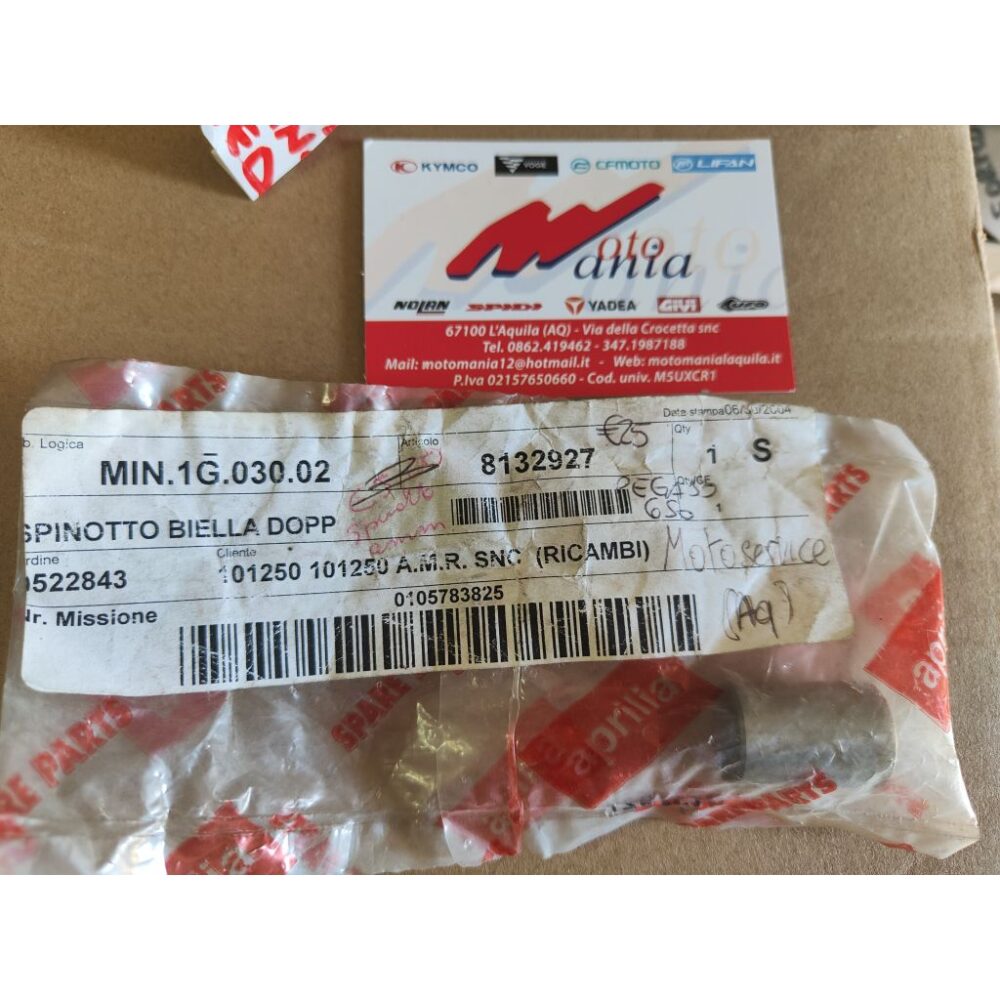 SPINOTTO BIELLA DOPPIO AMMORTIZZATORE APRILIA PEGASO AP8132927