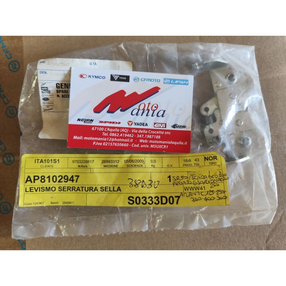 LEVISMO SERRATURE SELLA APRILIA AP8102947
