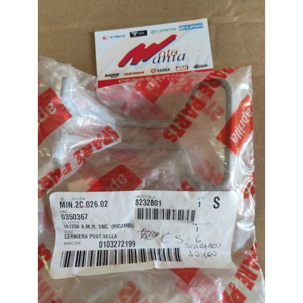 CERNIERA POSTERIORE SELLA APRILIA SCARABEO AP8232801