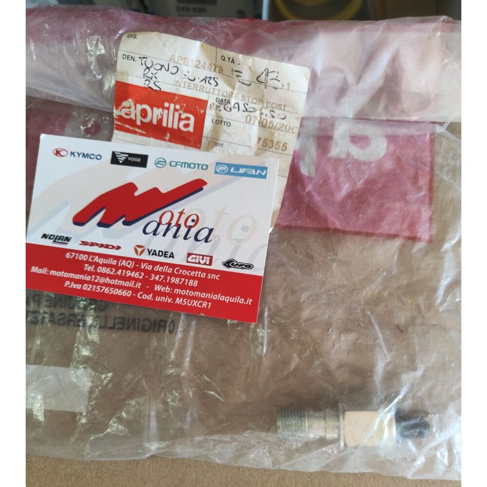 INTERRUTTORE STOP POSTERIORE APRILIA AP8124479