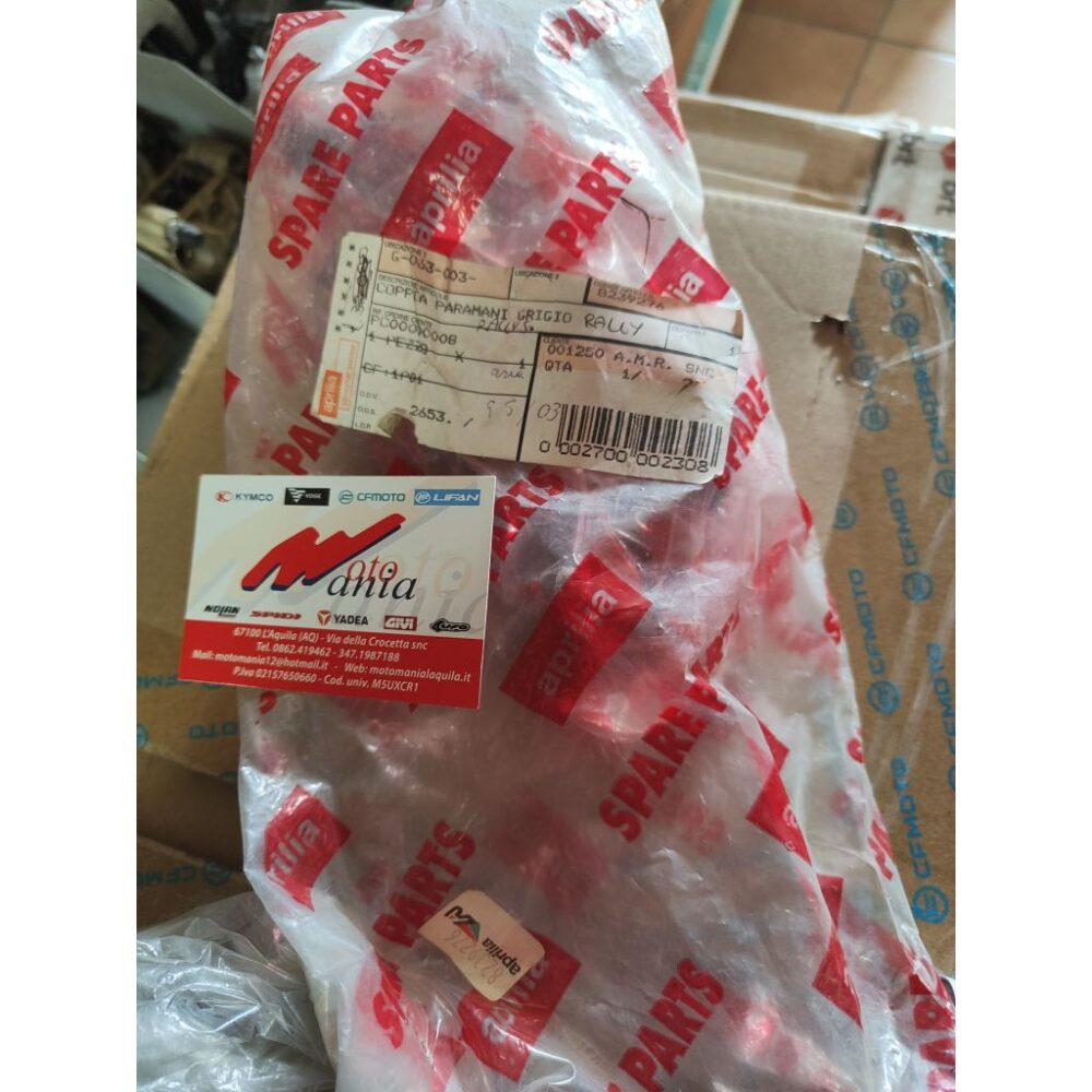 COPPIA PARAMANI GRIGIO APRILIA RALLY AP8239276